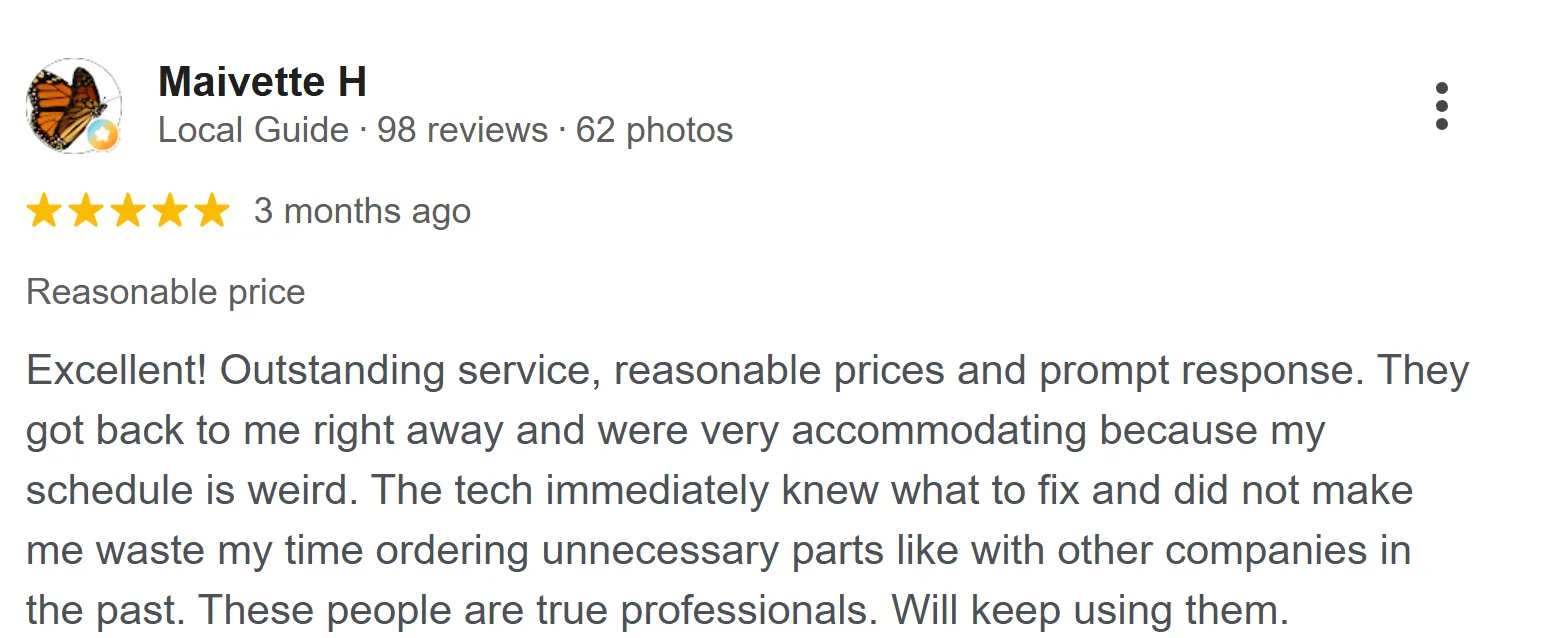 Customer review 2 for Airthrone Services Inc.