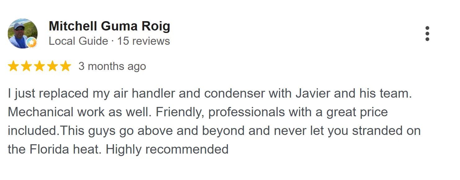 Customer review 4 for Airthrone Services Inc.